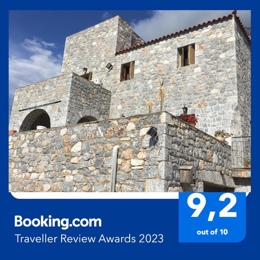 Πύργος Παραδοσιακός Με Μαγευτική Θέα - Villa Traditional Tower With Amazing Sea View Areopoli Dış mekan fotoğraf